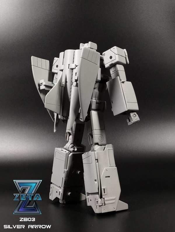 Zeta Toys Shows Prototype Silver Arrow Unofficial MP Alike Silverbolt  (6 of 9)